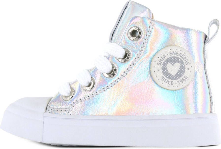 Shoesme Enkelboots Meisjes Shiny Silver Leer