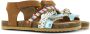Shoesme leren sandalen met kraaltjes bruin multi Meisjes Leer All over print 34 - Thumbnail 9