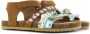 Shoesme leren sandalen met kraaltjes bruin multi Meisjes Leer All over print 22 - Thumbnail 7