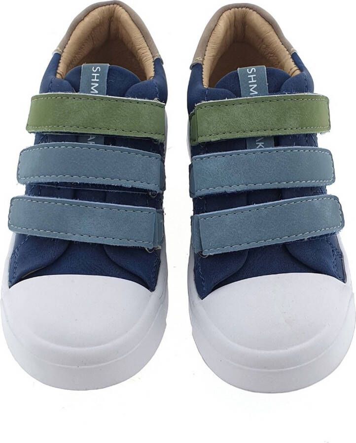 Shoesme Klittenbandschoenen Jongens Dark Blue Leer