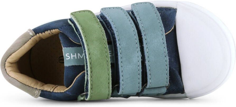 Shoesme Klittenbandschoenen Jongens Dark Blue Leer