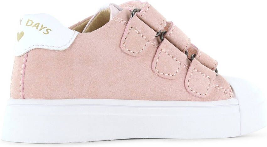 Shoesme Klittenbandschoenen Meisjes Pink cloud Leer