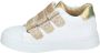 Shoesme leren sneakers wit goud met glitters Meisjes Leer Meerkleurig 30 - Thumbnail 15