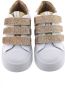 Shoesme leren sneakers wit goud met glitters Meisjes Leer Meerkleurig 30 - Thumbnail 9