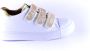Shoesme leren sneakers wit goud met glitters Meisjes Leer Meerkleurig 24 - Thumbnail 13