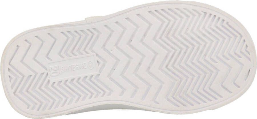 Shoesme Klittenbandschoenen Meisjes white Pink Leer