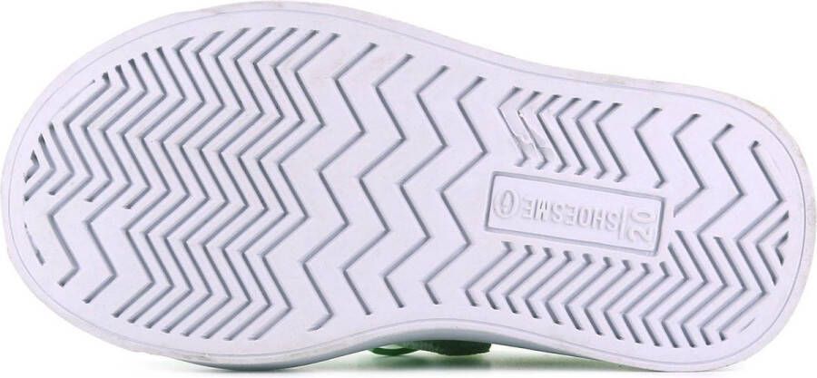 Shoesme mintgroene sneaker met luipaardprint