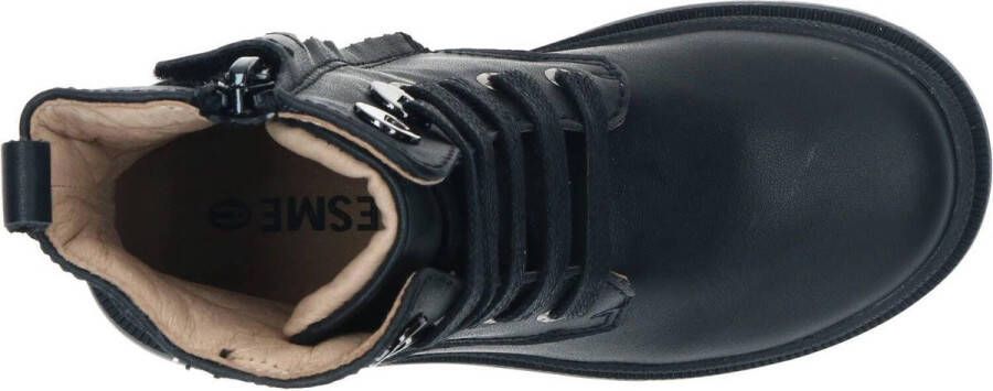 Shoesme Nt21w005 Veterboots Laarzen Met Veters Meisjes Zwart