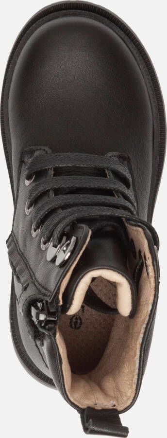 Shoesme Nt21w005 Veterboots Laarzen Met Veters Meisjes Zwart