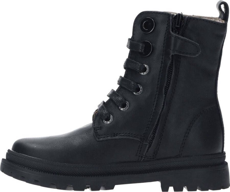 Shoesme Nt21w005 Veterboots Laarzen Met Veters Meisjes Zwart