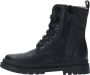 Shoesme Nt21w005 Veterboots Laarzen Met Veters Meisjes Kids Zwart - Thumbnail 9