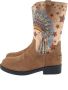 Shoesme Nw22w006 Cowboylaarzen Western Laarzen Meisjes Cognac - Thumbnail 8