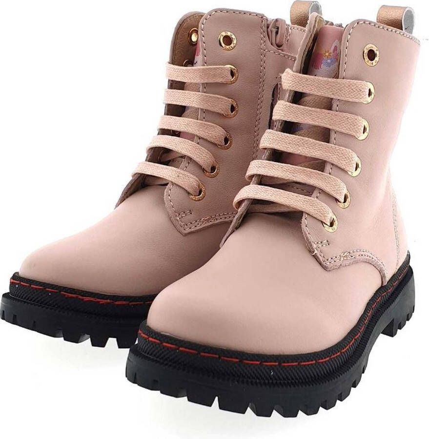 Shoesme roze bikerboot met grove zool