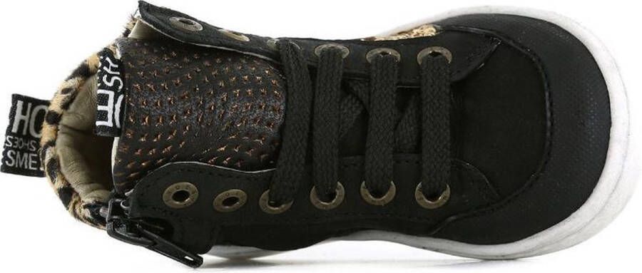 Shoesme UR21W052 A Black Gold Sneakers hoge sneakers - Foto 3