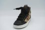 Shoesme UR21W052 A Black Gold Sneakers hoge sneakers - Thumbnail 11