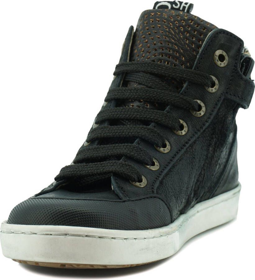 Shoesme UR21W052 A Black Gold Sneakers hoge sneakers - Foto 5