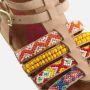 Shoesme Sandaal Meisjes Taupe Multi - Thumbnail 8