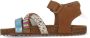 Shoesme leren sandalen met kraaltjes bruin multi Leer All over print 32 - Thumbnail 9