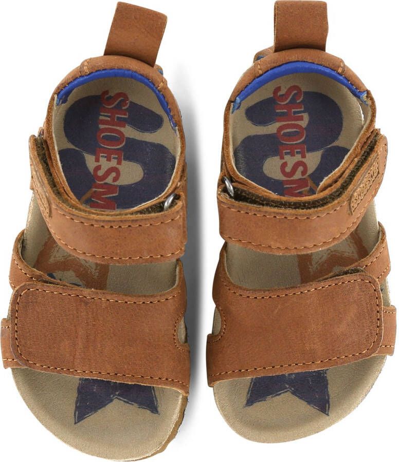Shoesme BI21S096-A leren sandalen cognac Bruin Jongens Suede Effen 29 - Foto 8