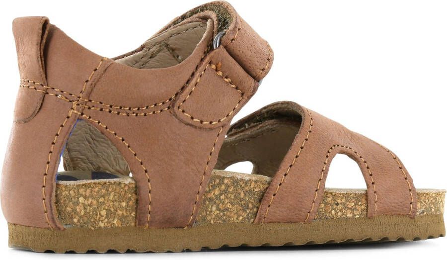 Shoesme BI21S096-A leren sandalen cognac Bruin Jongens Suede Effen 29 - Foto 9