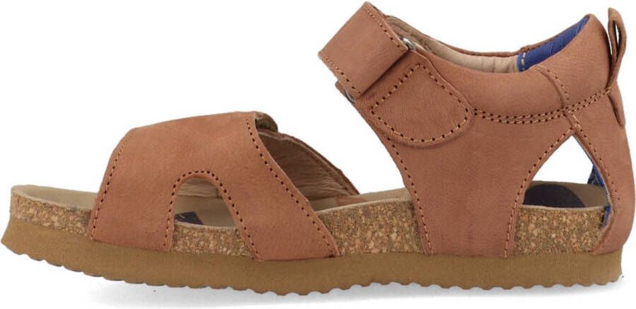 Shoesme BI21S096-A leren sandalen cognac Bruin Jongens Suede Effen 26 - Foto 14