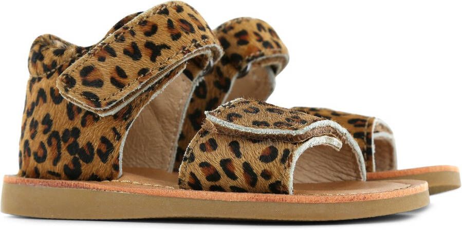 Shoesme Sandalen Meisjes Leopardo Cognac Leer