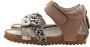 Shoesme bio sandaal BI22S076 N taupe zebra - Thumbnail 6