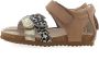 Shoesme bio sandaal BI22S076 N taupe zebra - Thumbnail 9