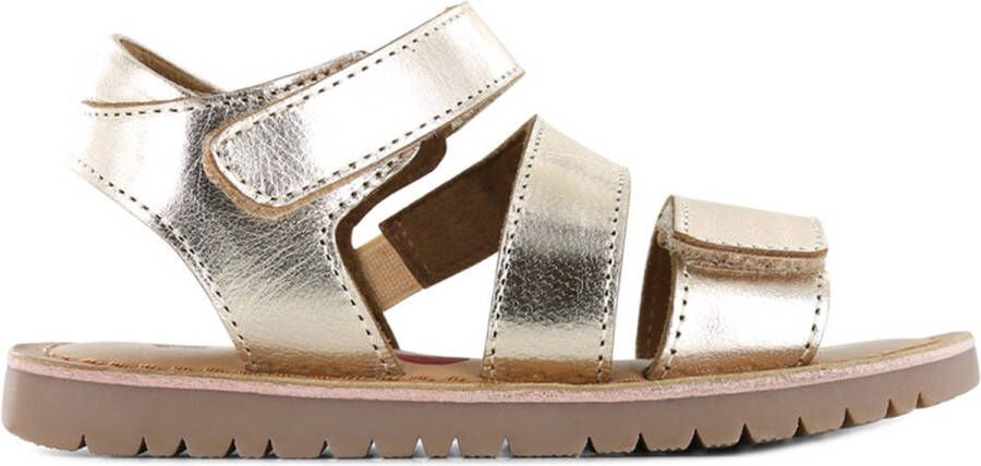 Shoesme Shiny Sandalen goud Leer Meisjes