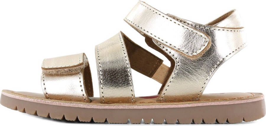 Shoesme Shiny Sandalen goud Leer Meisjes