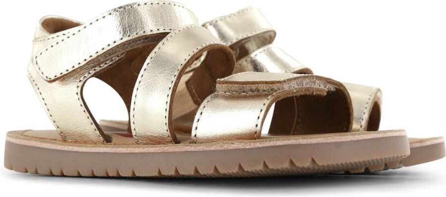 Shoesme Shiny Sandalen goud Leer Meisjes