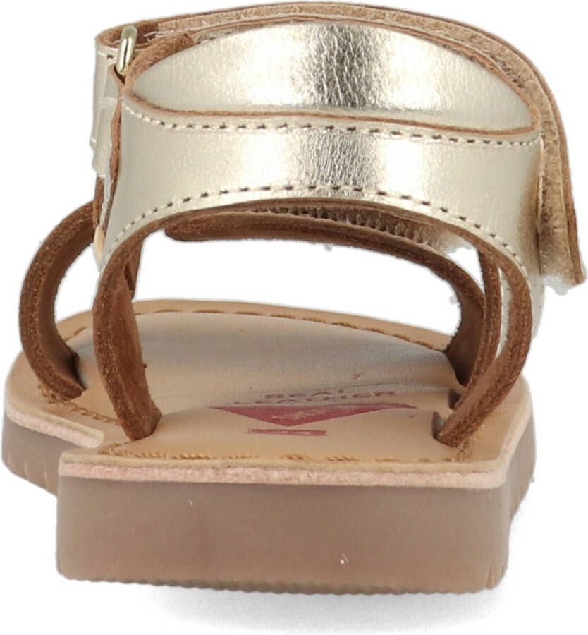 Shoesme Shiny Sandalen goud Leer Meisjes