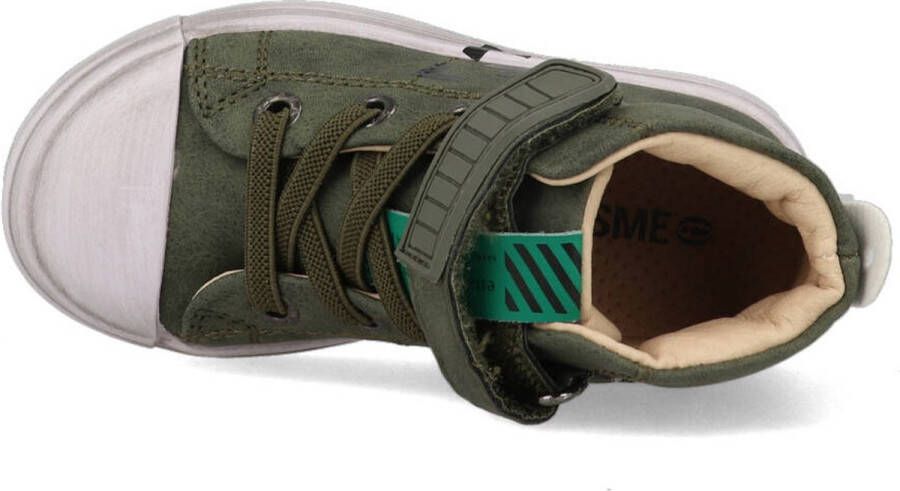 Shoesme Sneakers Jongens Army Green Leer