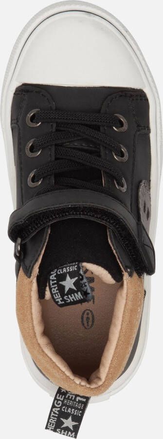 Shoesme Sneakers Jongens Black Leer