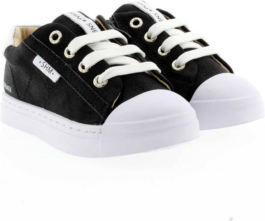 Shoesme Sneakers Jongens Black Leer