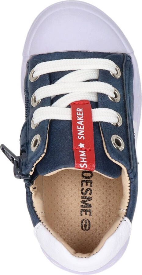 Shoesme Sneakers Jongens Blue Leer