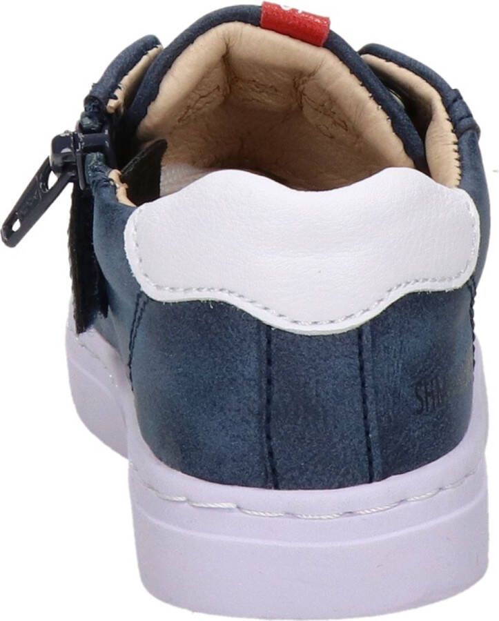 Shoesme Sneakers Jongens Blue Leer