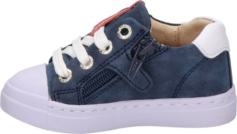 Shoesme leren sneakers donkerblauw Leer Effen 21 - Foto 15