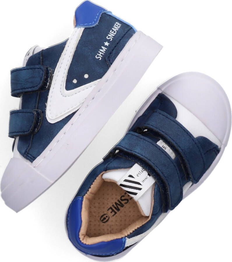 Shoesme Sneakers Jongens BLUE WHITE Leer