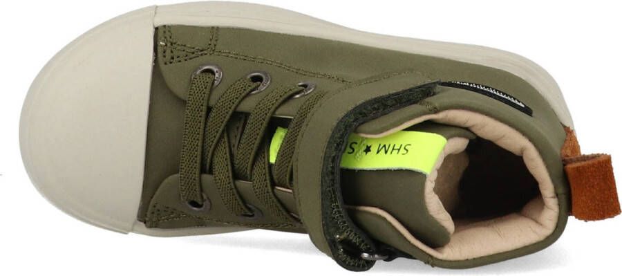 Shoesme Sneakers Jongens Green Leer