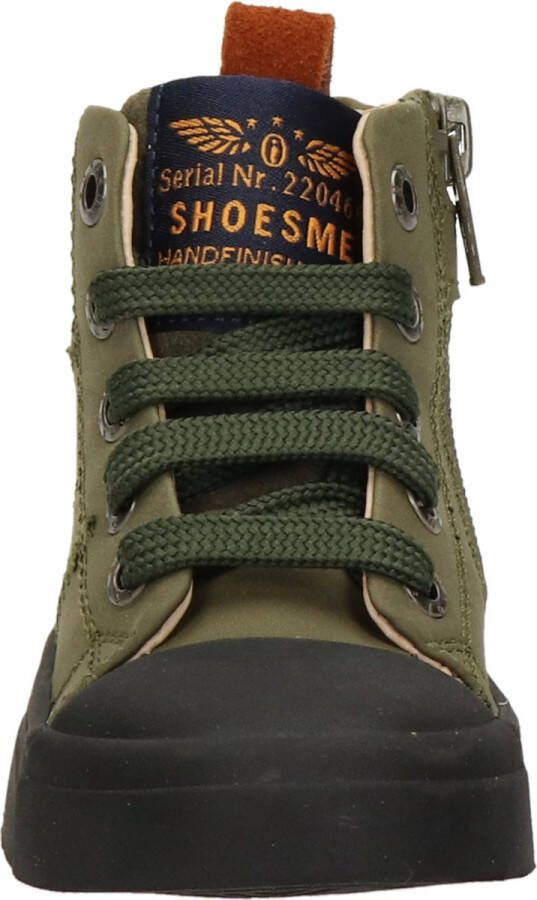 Shoesme SH22W036-B leren sneakers olijfgroen - Foto 8