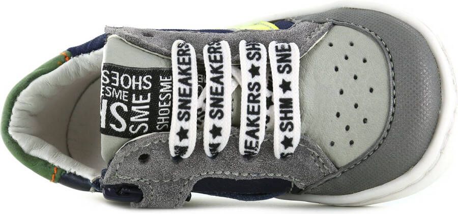 Shoesme Sneakers Jongens GREY MARINO Leer