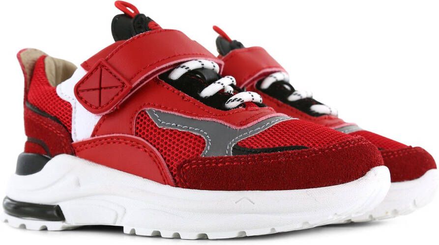 Shoesme Sneakers Jongens Red Leer