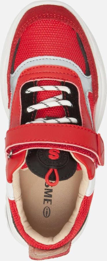 Shoesme Sneakers Jongens Red Leer