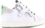 Shoesme Sneakers | Jongens | white green | Leer - Thumbnail 4