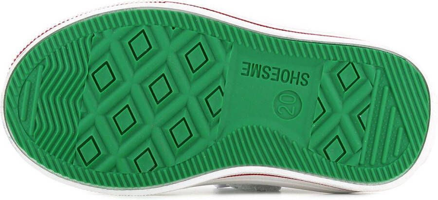Shoesme Sneakers | Jongens | white red | Leer - Foto 8