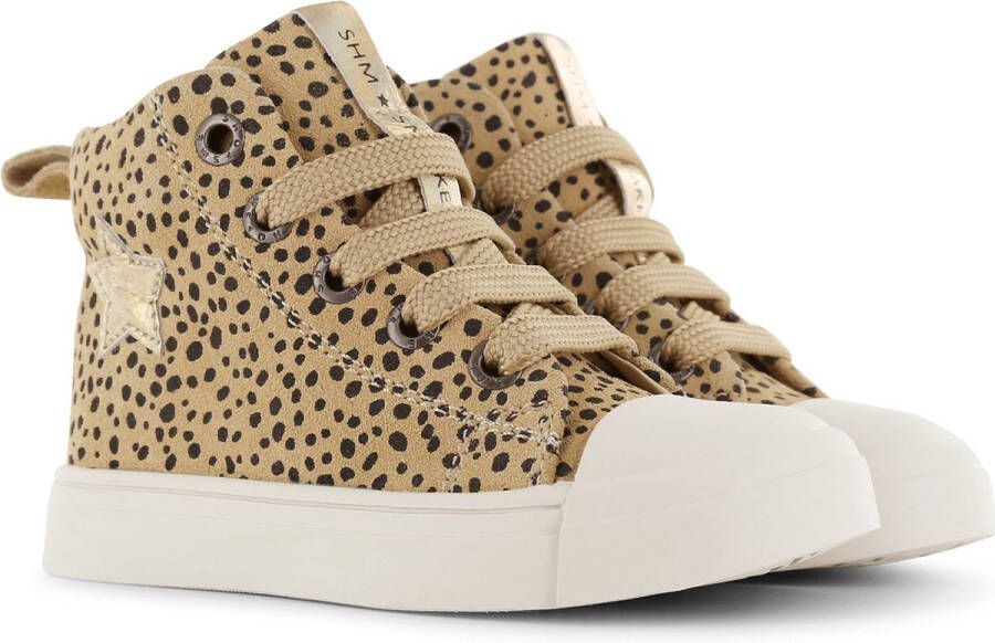 Shoesme Sneakers Meisjes Beige Dots Leer