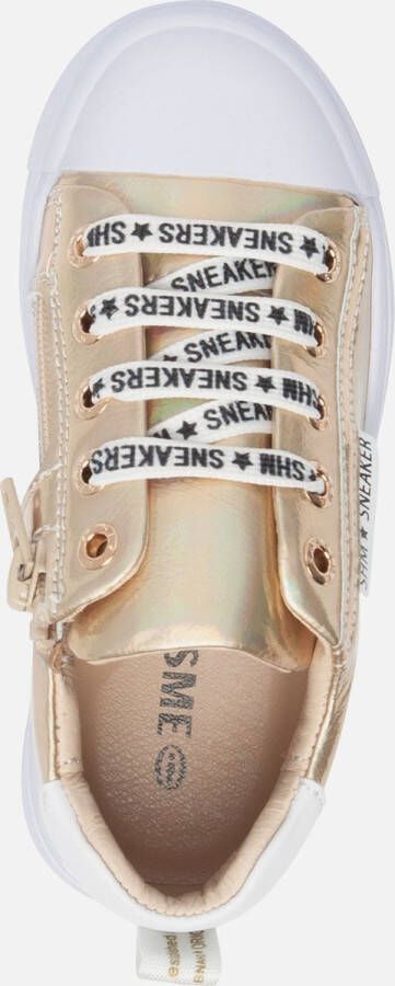 Shoesme Sneakers Meisjes GOLD MIRROR Leer