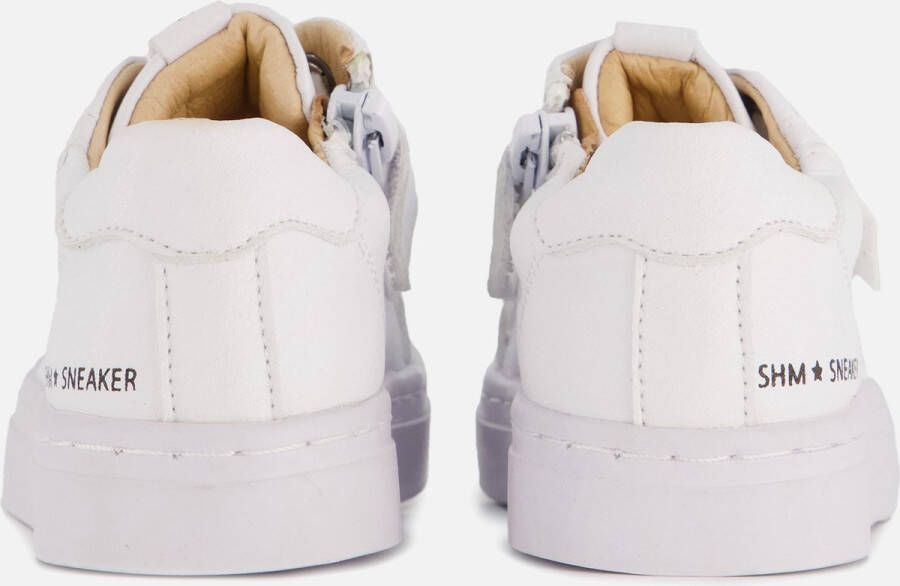 Shoesme SH21S001-J leren sneakers wit Leer Effen 28 - Foto 7