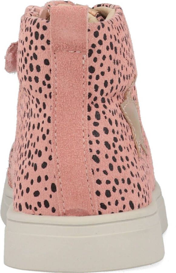 Shoesme Sneakers Meisjes Pink Dots Leer